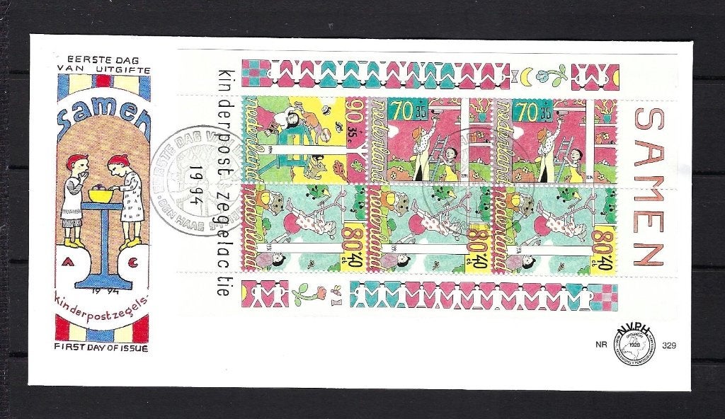 FDC NVPH E329a onbeschreven, Ophalen of Verzenden, Onbeschreven, Nederland
