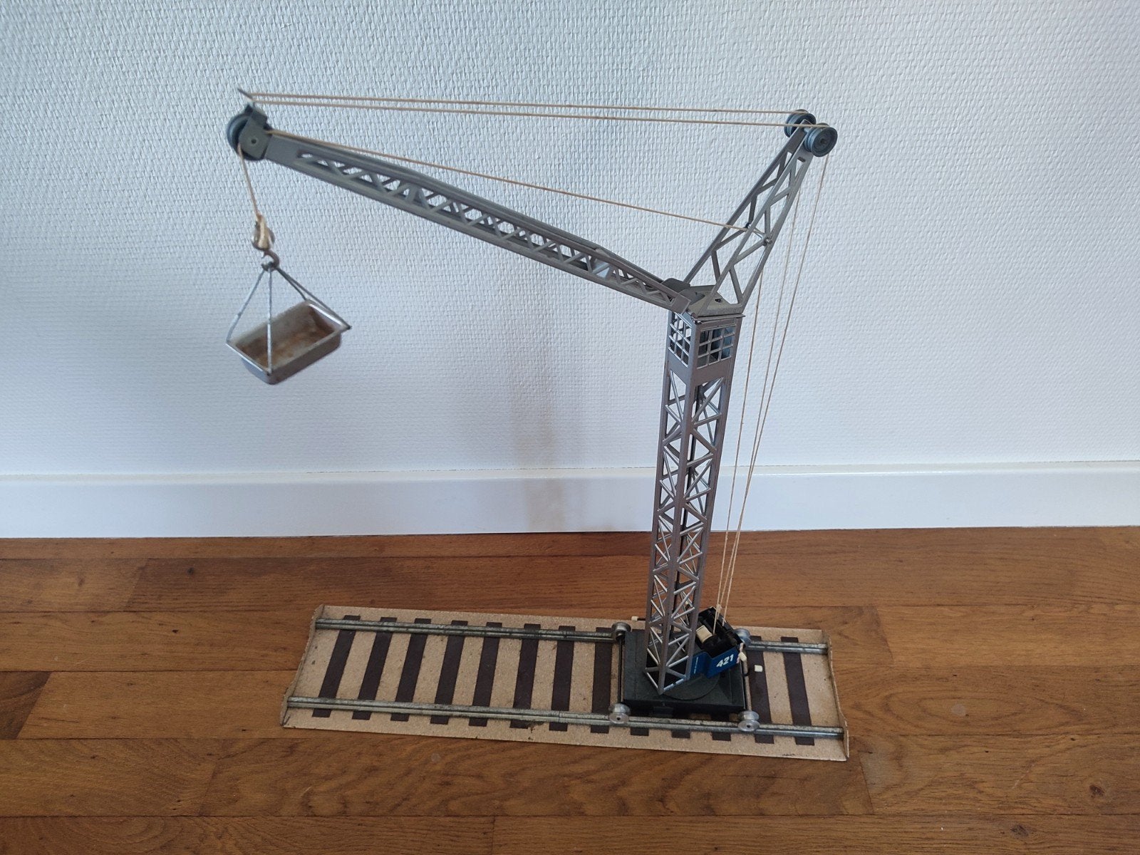 Vintage Kellermann Bouwkraan 421 - Modelbouw Kraan met Doos, Ophalen, Gebruikt, Overige merken