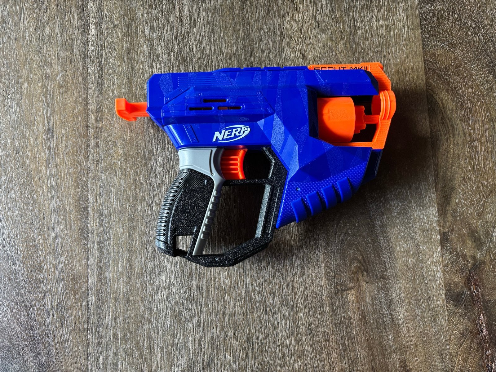 Nerf Elite Scout MKII Blaster - Blauw, Ophalen of Verzenden, Zo goed als nieuw