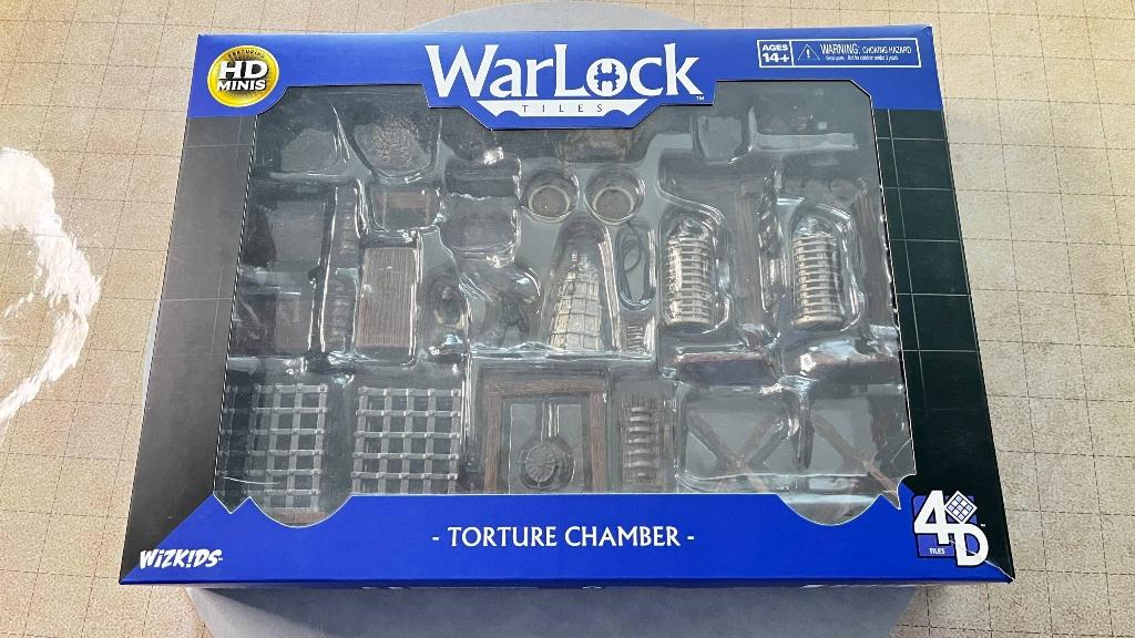 WarLock Tiles Torture Chamber WizKids D&D zo goed als nieuw, Ophalen of Verzenden, Zo goed als nieuw, Overige soorten, Toebehoren