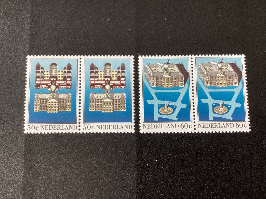 1982, Paleis op de Dam, 1273-1274/ in paar, Ophalen of Verzenden, Na 1940, Postfris