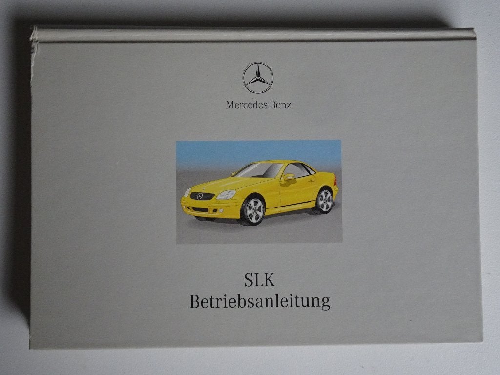 Mercedes-Benz SLK Handleiding 2000, Ophalen of Verzenden, Gelezen, Mercedes