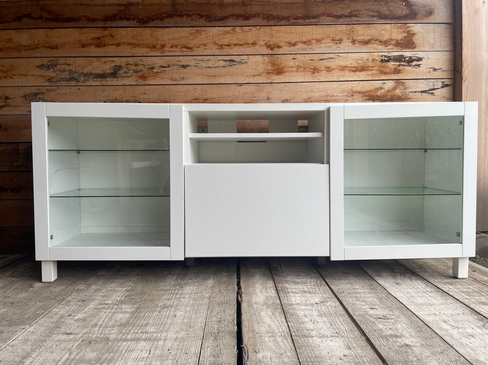 GRATIS Ikea tv meubel (wit), Ophalen, Kunststof, Gebruikt, 150 tot 200 cm