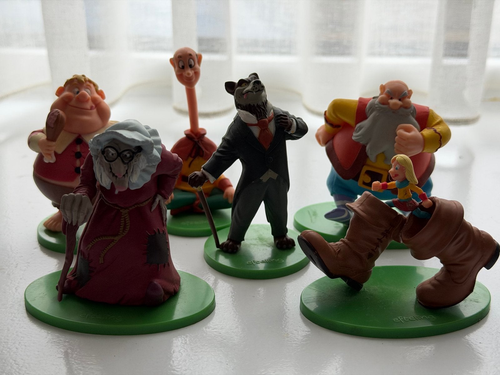 Efteling Sprookjesfiguren Beeldjes Set - 6 Stuks, Ophalen, Zo goed als nieuw