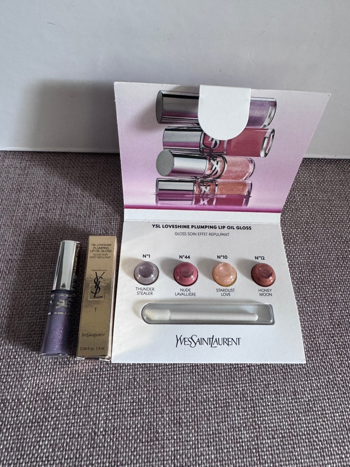 YSL Loveshine plumping lip oil gloss mini miniatuur sample, Verzenden, Nieuw, Roze, Lippen