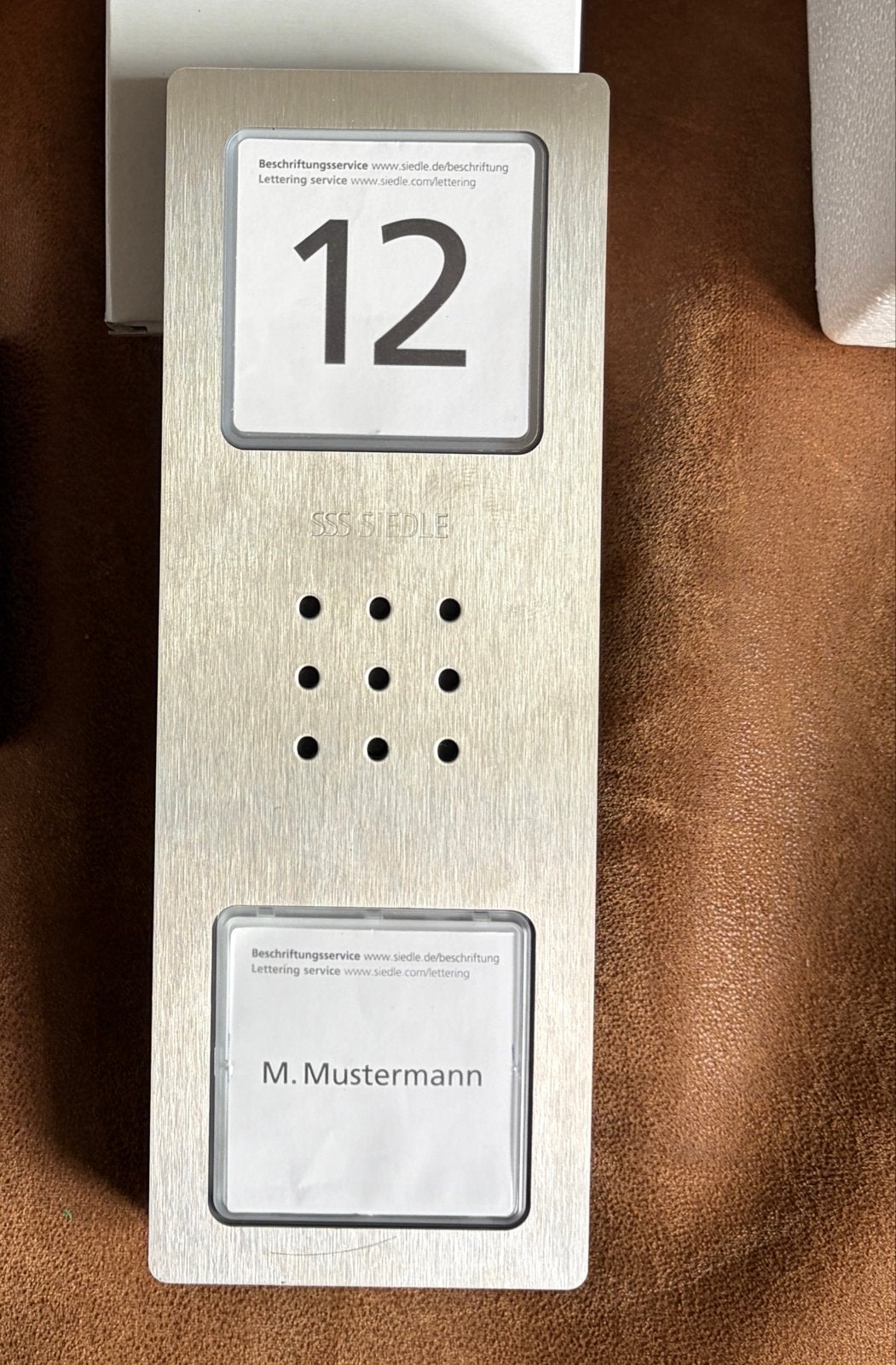 SSS Siedle Compact Audio-Set CA 812-1 E/W Deurintercom, Ophalen of Verzenden, Nieuw, Overige typen