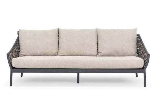 Tuinbank 3 zits lounge Apple Bee, Ophalen, Gebruikt, Aluminium