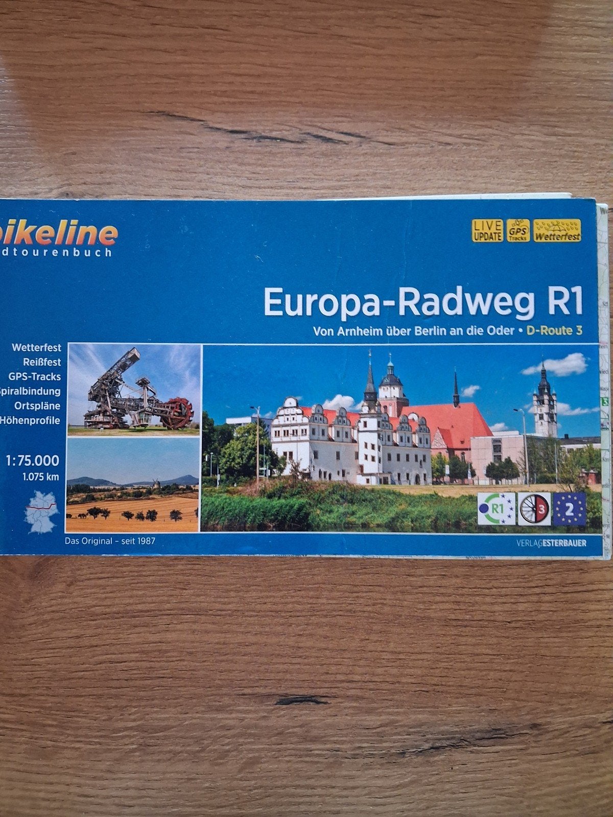 Europa-Radweg R1 Fietsgids - Van Arnhem via Berlijn, Overige merken, Fiets- of Wandelgids, Europa, Ophalen of Verzenden