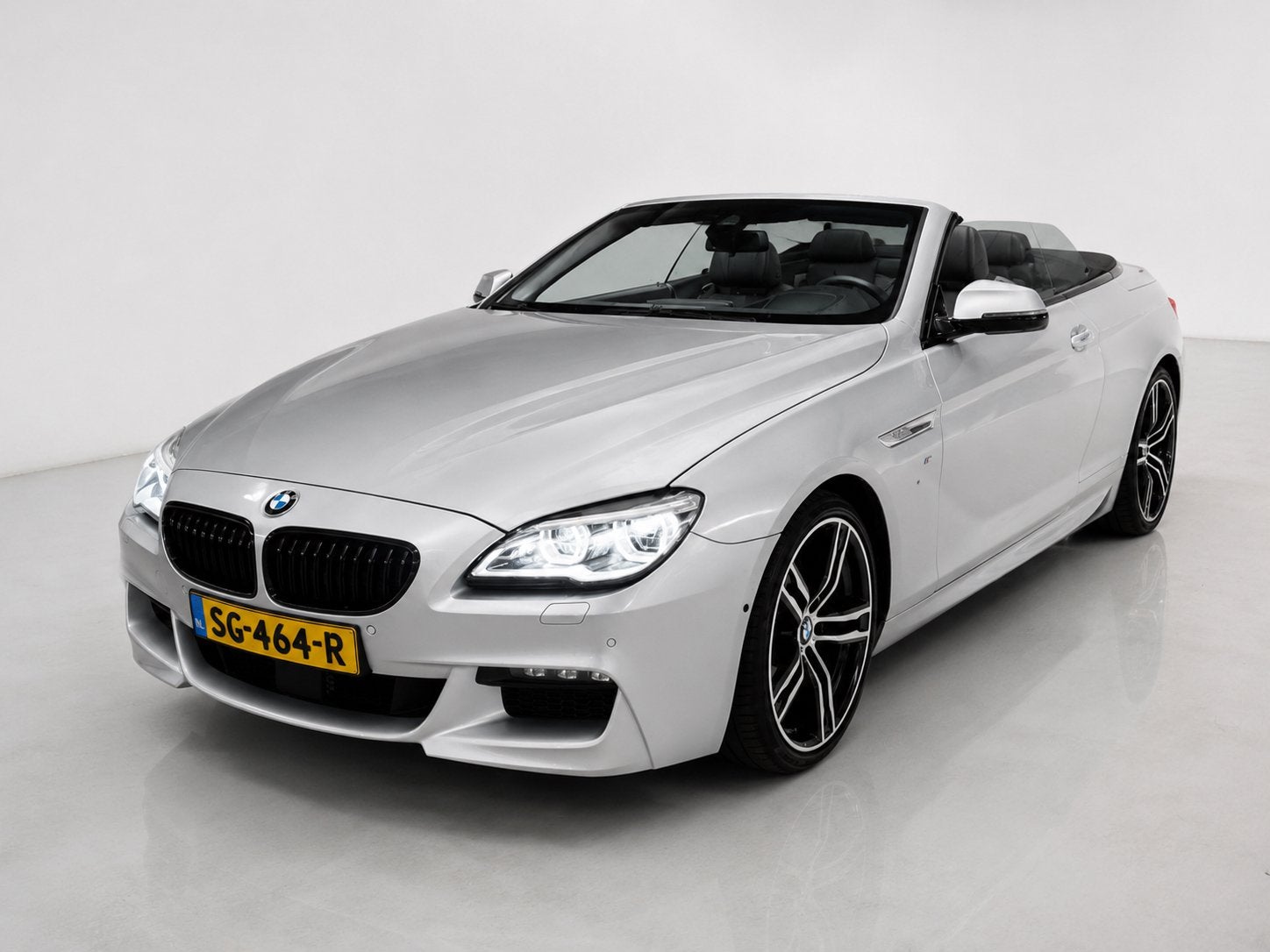 BMW 6-Serie 640I Cabrio 3.0 235KW Aut8 2018 Grijs, Achterwielaandrijving, Zwart, Cabriolet, 1795 kg
