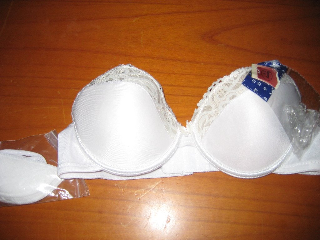 Witte BH, 38/75, nieuw, met gewone en doorzichtige bandjes, Ophalen of Verzenden, Wit, BH