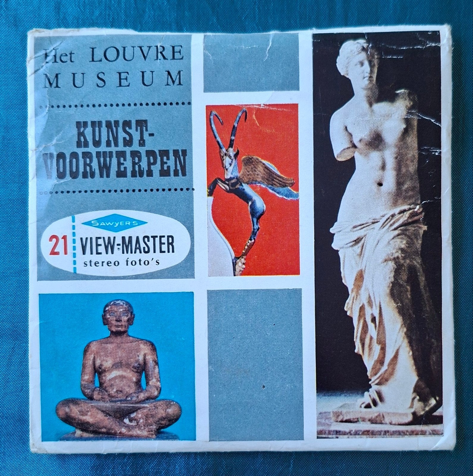 Viewmaster kunst: louvremuseum kunstschatten, Boeken, Ophalen of Verzenden, Zo goed als nieuw