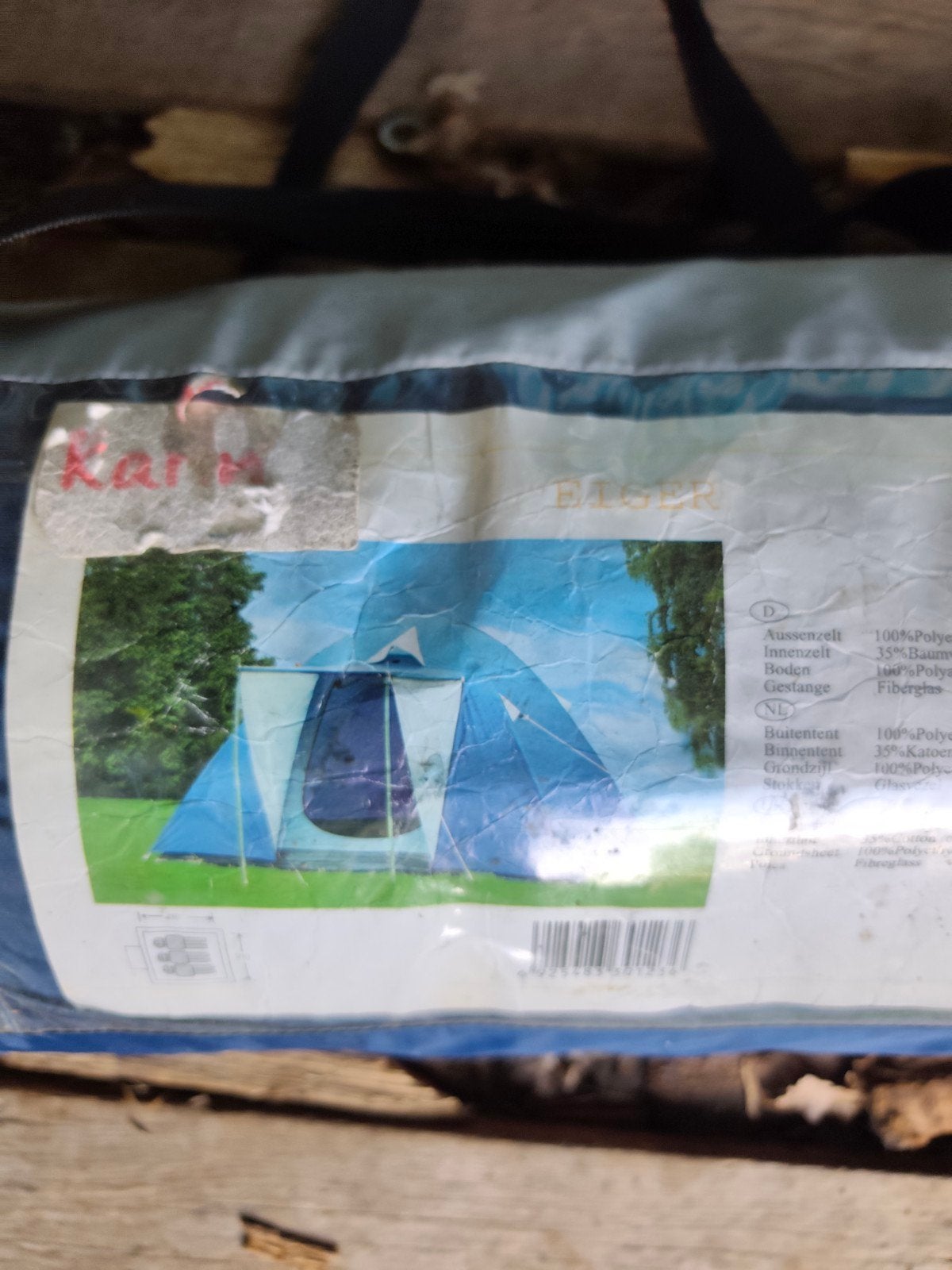 Kampa Eiger Tent - Ruime Gezinstent, Ophalen of Verzenden, Gebruikt, Tot en met 3