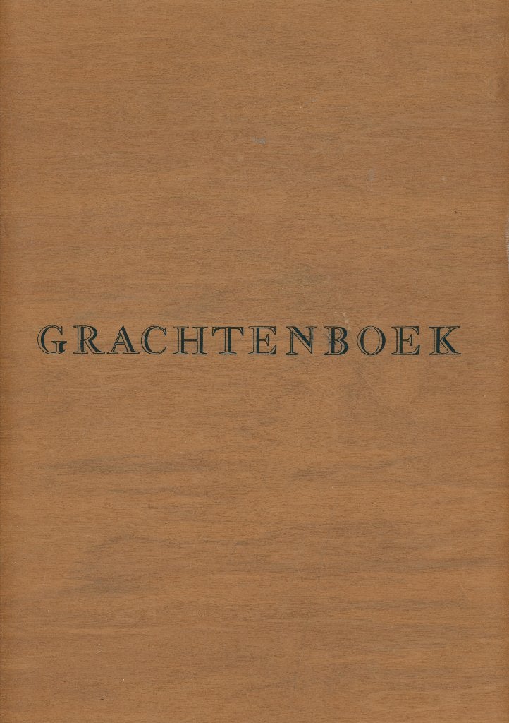 GRACHTENBOEK AMSTERDAM TEKENINGEN CASPAR PHILIPS JACOBSZOON, Verzenden, Zo goed als nieuw
