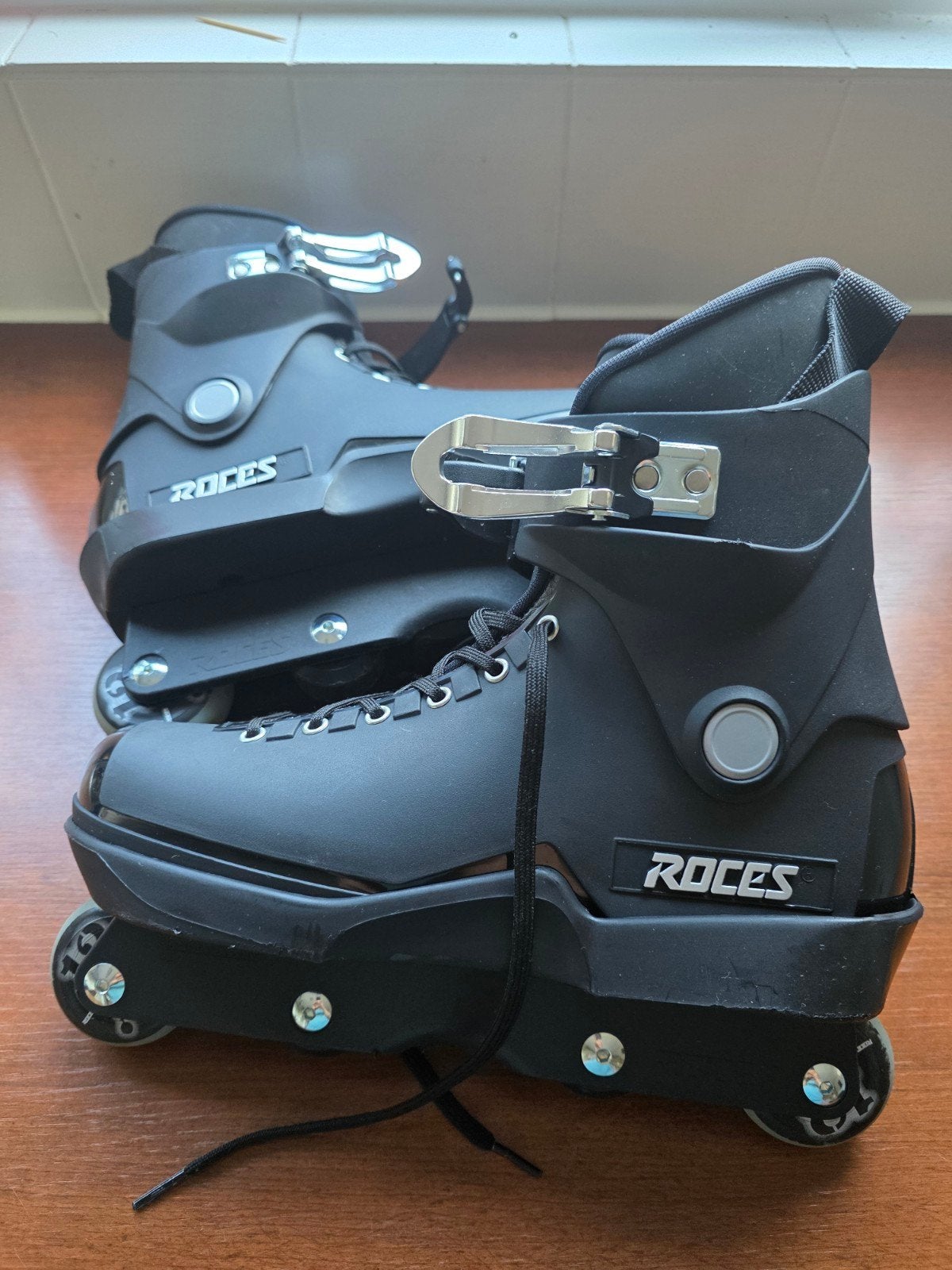 Roces M12 UFS Recycle (Zwart) - Maat 43 (EU), Ophalen of Verzenden, Zo goed als nieuw, Roces