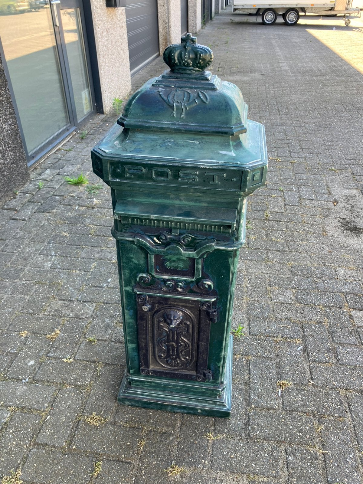 Brievenbus, Tuin en Terras, Brievenbussen, Ophalen, Gebruikt, IJzer