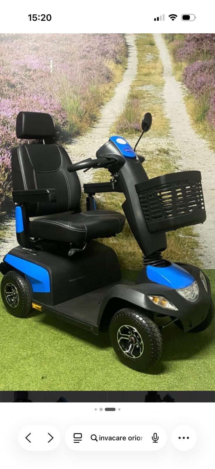 Scootmobiel Invacare Metro - werkelijk als nieuw, Ophalen, Zo goed als nieuw, Invacare