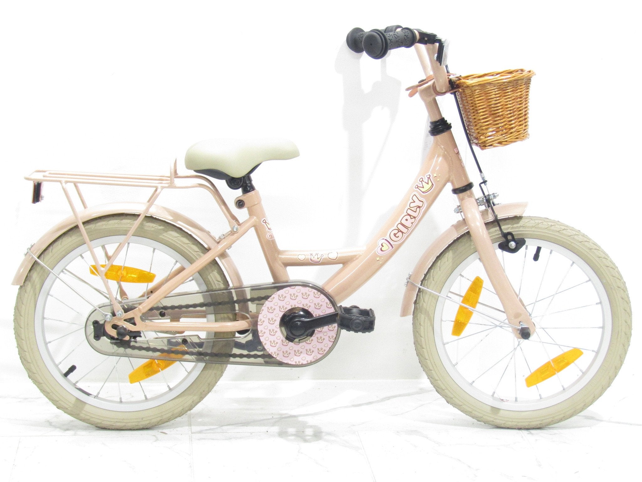 Bike fun Girly 16 roze meisjes 16inch, Nieuw, BIKE FUN