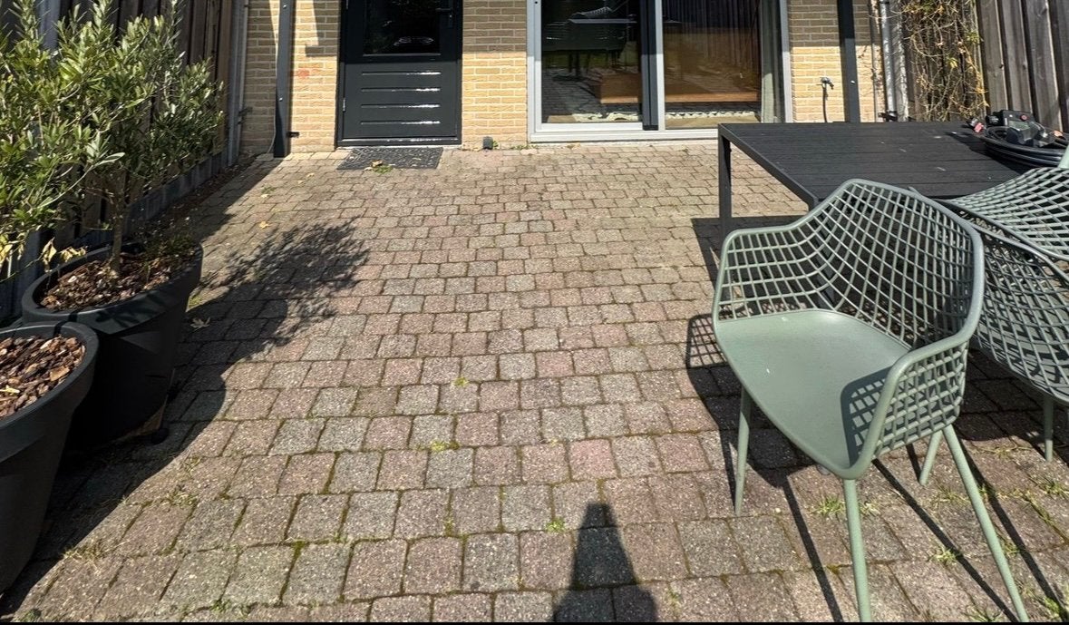 Gratis Terras Klinkers 20m2 - Zelf Verwijderen, Tuin en Terras, Ophalen, Gebruikt, Klinkers, 10 m² of meer