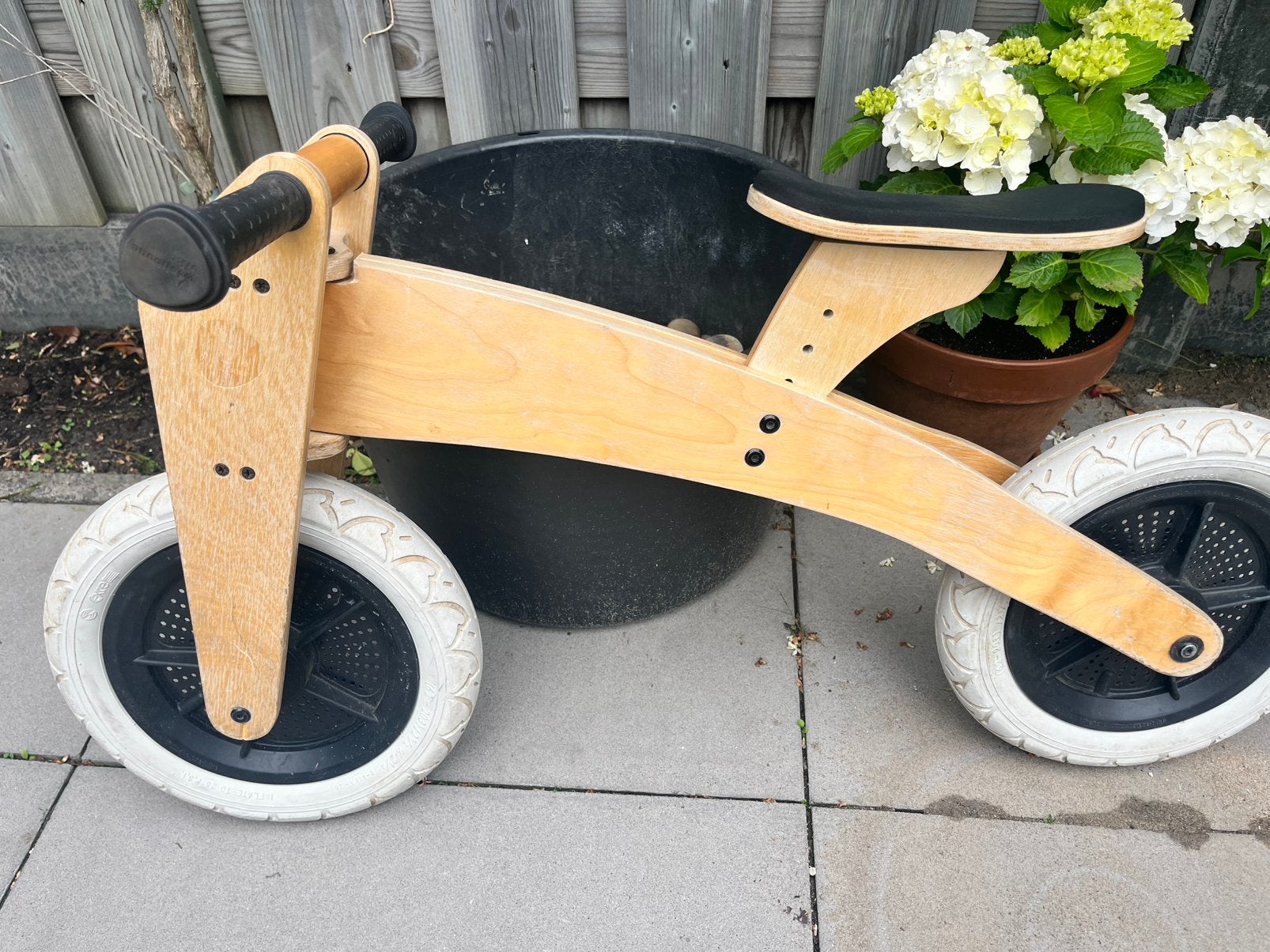 Wishbone 3 wieler loopfiets hout, Ophalen, Gebruikt, Loopfiets