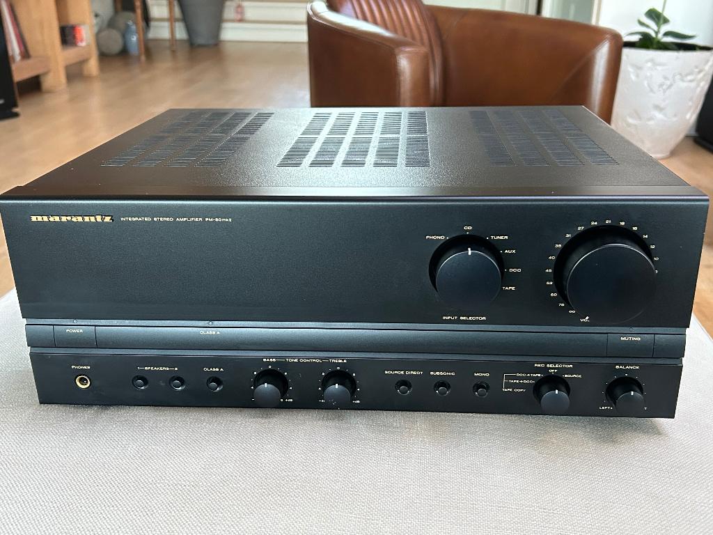 Marantz PM80 MKII  "de audiophile versterker", Zo goed als nieuw, 60 tot 120 watt, Stereo, Ophalen