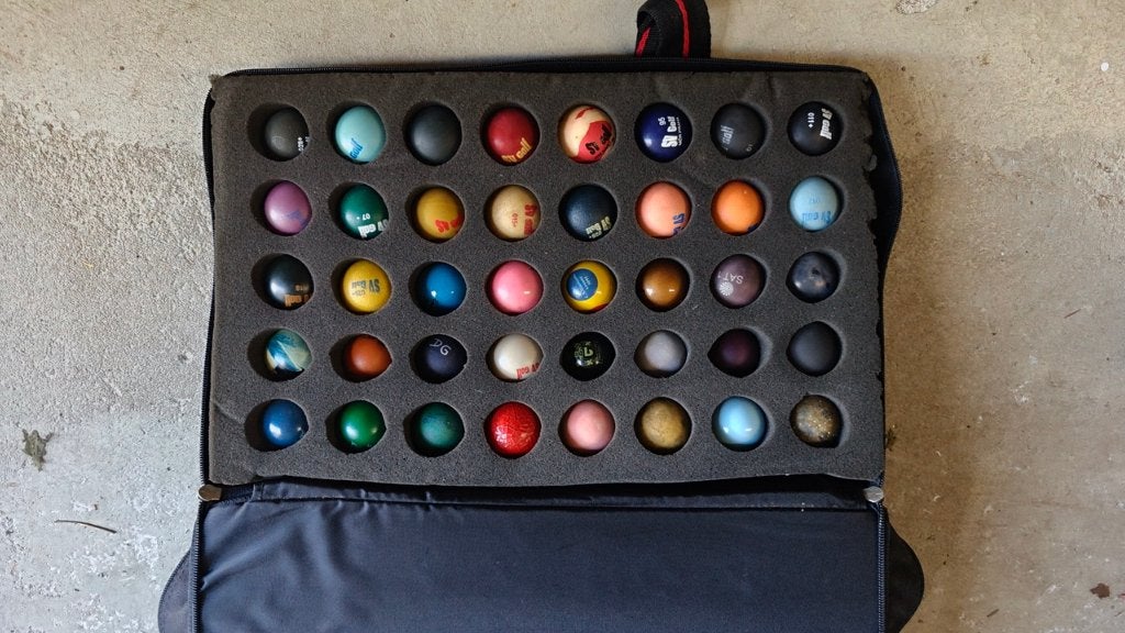 340 Minigolfballen, Ophalen, Gebruikt