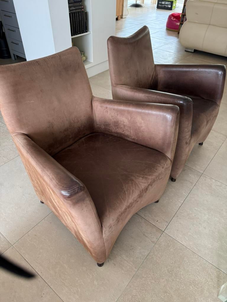 2x Montis Windy opknappertjes, Ophalen, Gebruikt, Leer