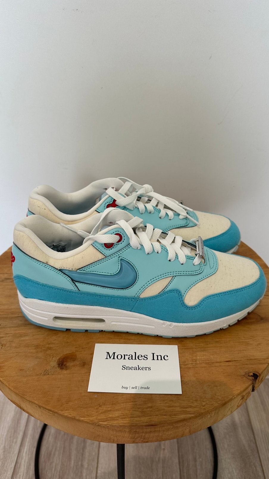 Nike Air Max 1 Puerto Rico Blue Gale (2023) EU 41 nieuw, Ophalen of Verzenden, Nieuw, Blauw