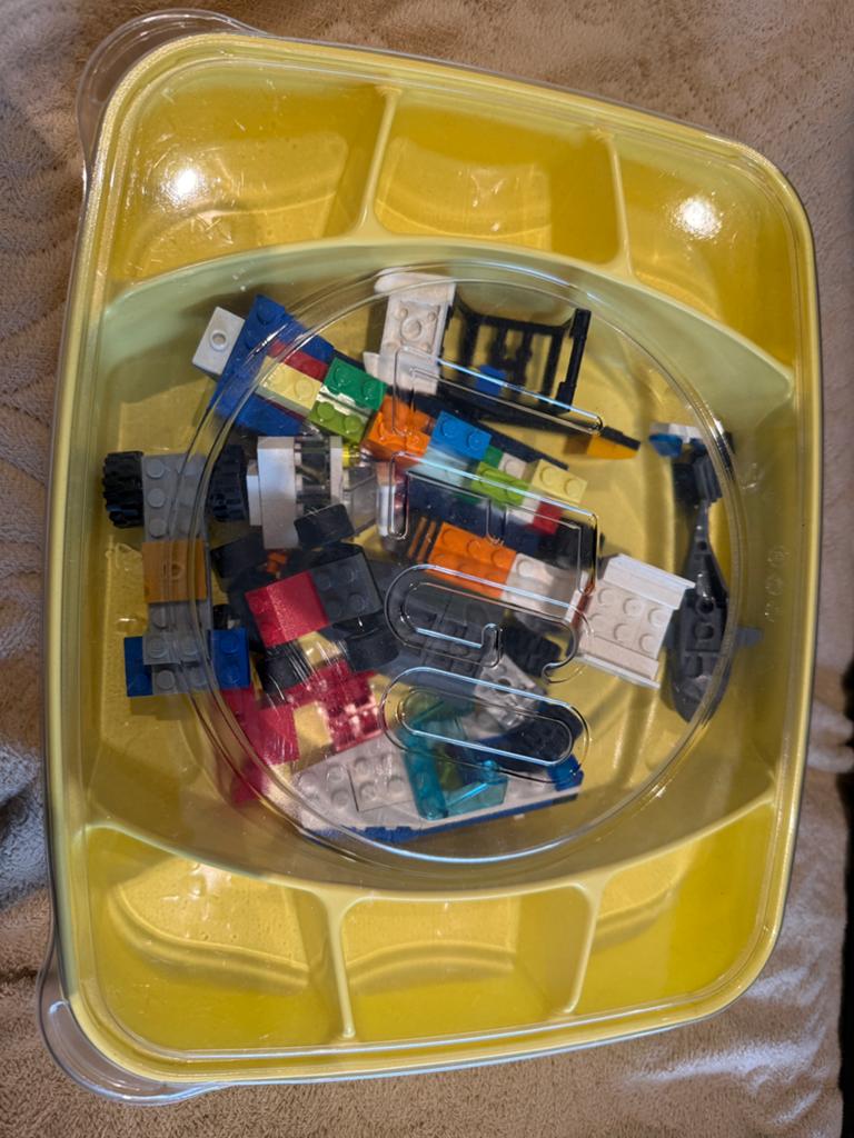 Lego met opbergdoos, Ophalen of Verzenden