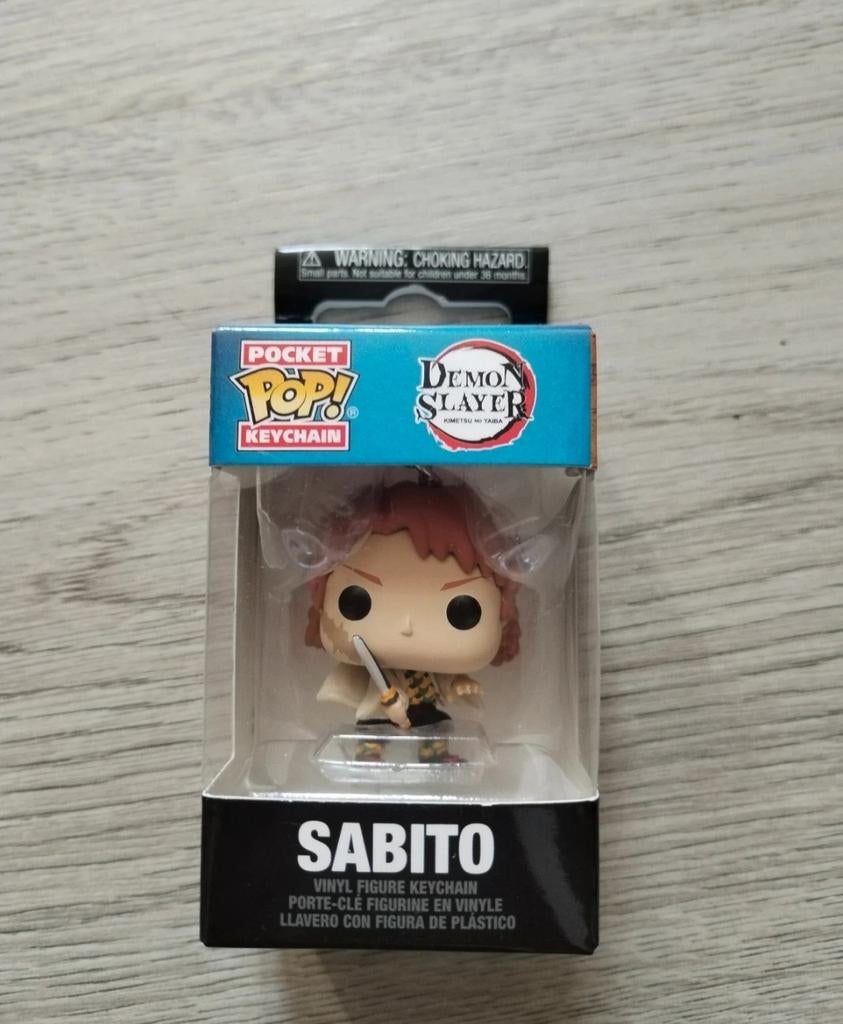 Funko Pop! Keychain Demon Slayer Sabito, Ophalen of Verzenden, Nieuw