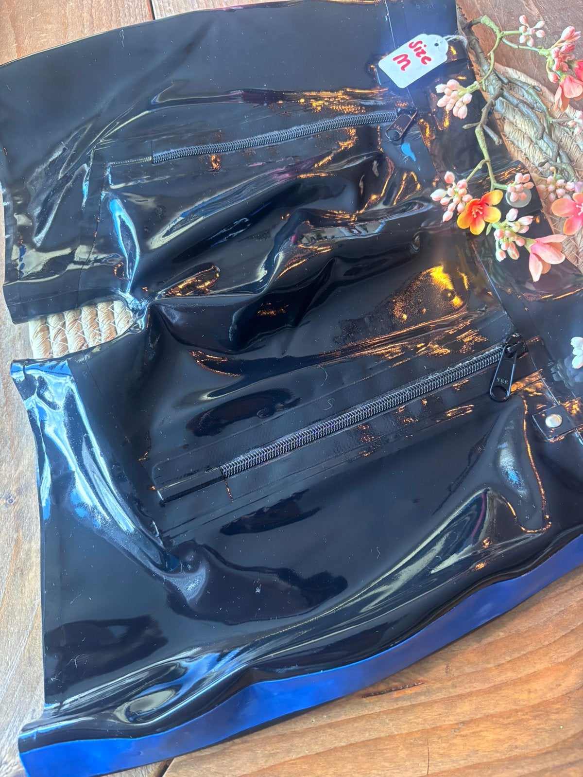 Boxer / Latex / Maat M, Verzenden, Zwart, Boxer
