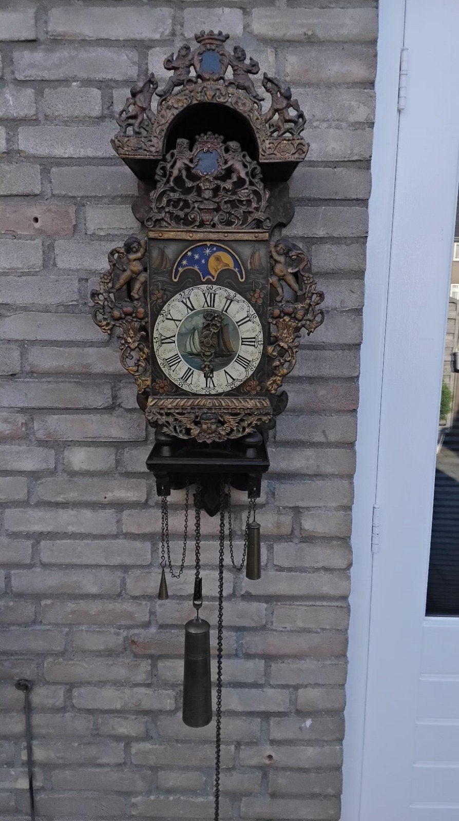 oude stoelklok, Antiek en Kunst, Ophalen