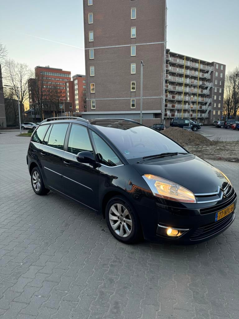 Citroën C4 (Grand) Picasso 1.6 THP Eb6v 2010 Zwart  7 person, Auto's, 4 cilinders, 1505 kg, 7 stoelen, Particulier