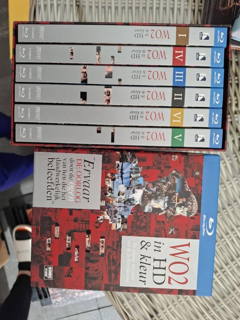 Blu ray wo2 in kleur, Ophalen of Verzenden, Zo goed als nieuw, Documentaire en Educatief, Boxset