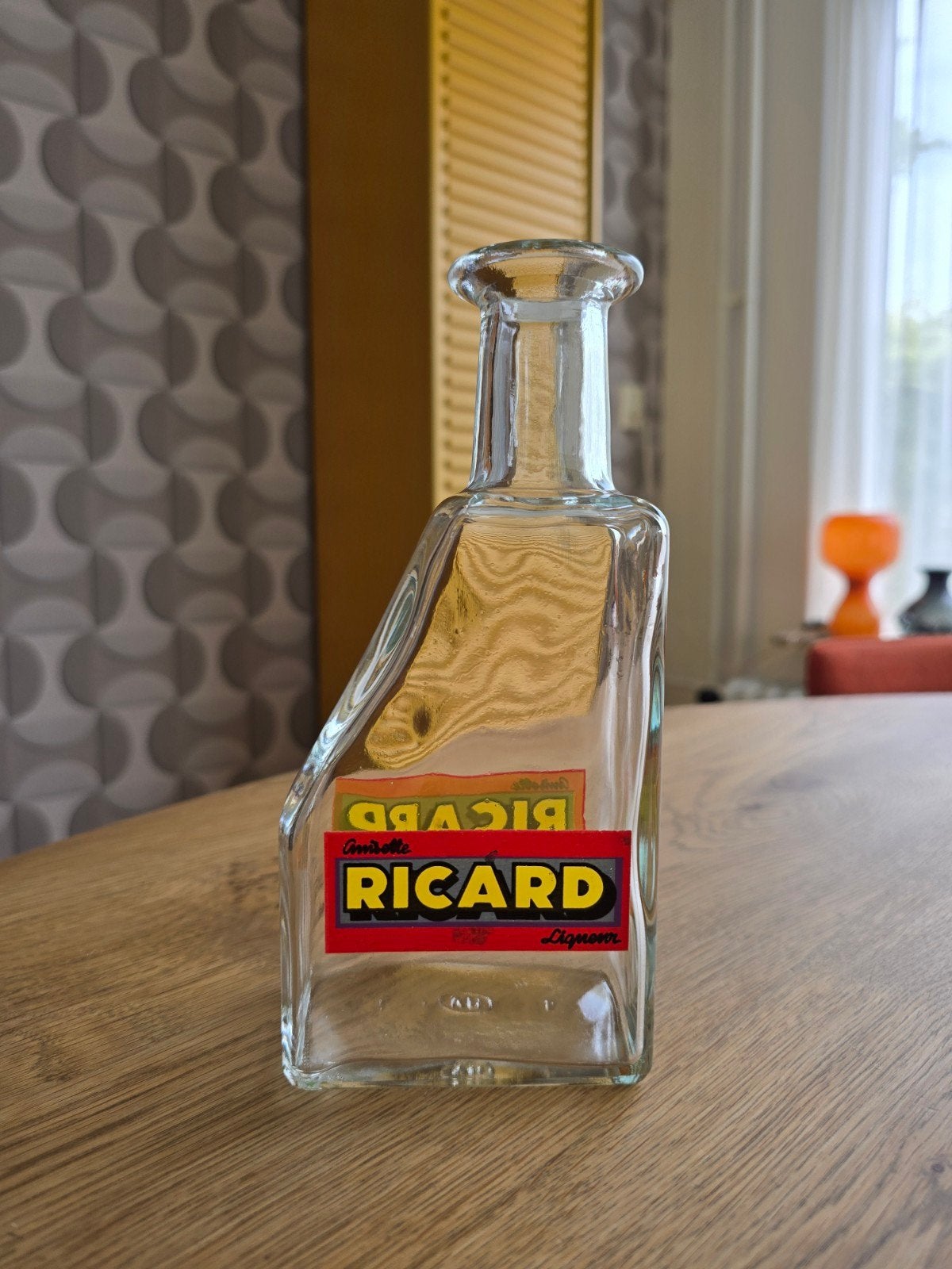 Vintage Ricard Karaf – Jaren '50 – Frans Design, Verzamelen, Ophalen of Verzenden, Zo goed als nieuw, Gebruiksvoorwerp