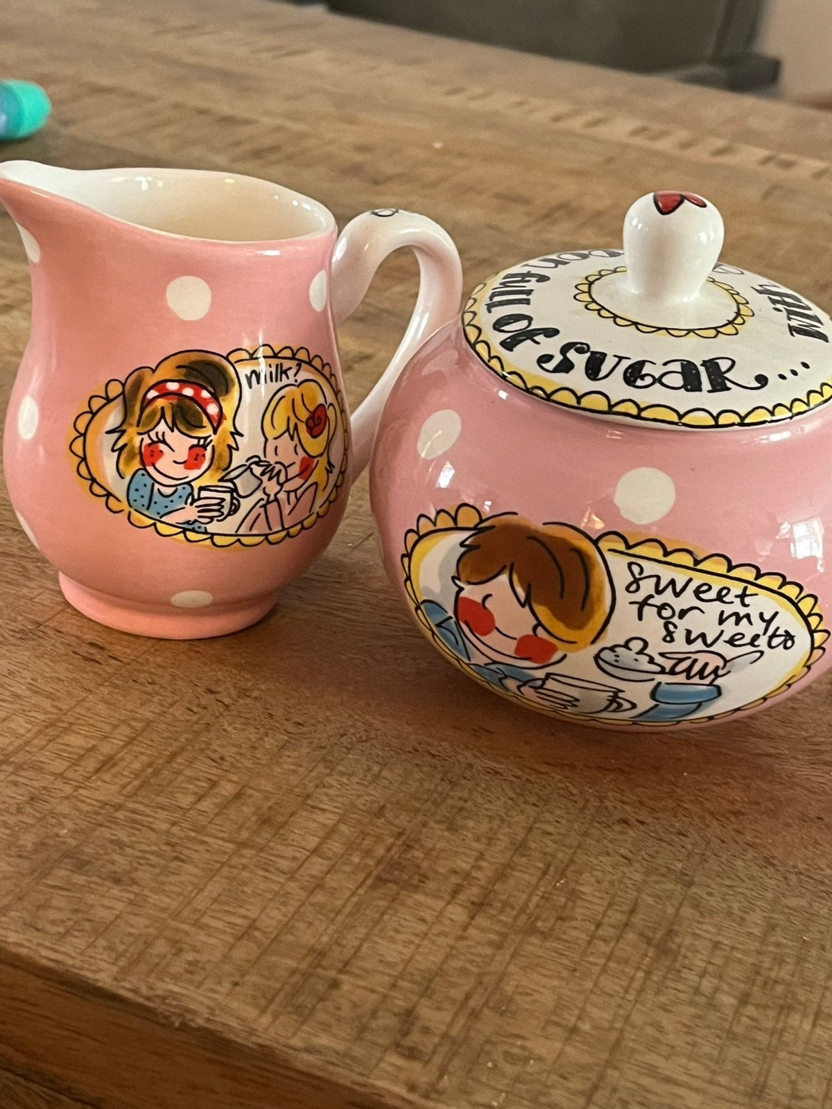 Melk & theepot Blond Amsterdam, Ophalen, Zo goed als nieuw, Aardewerk, Overige typen