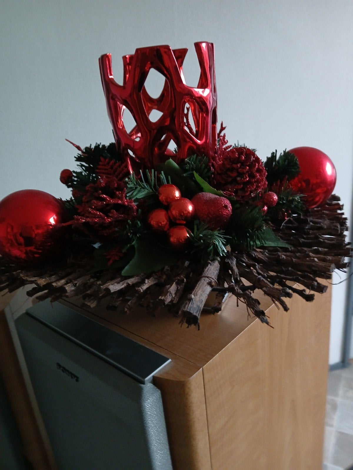 Kerststukje, Diversen, Ophalen