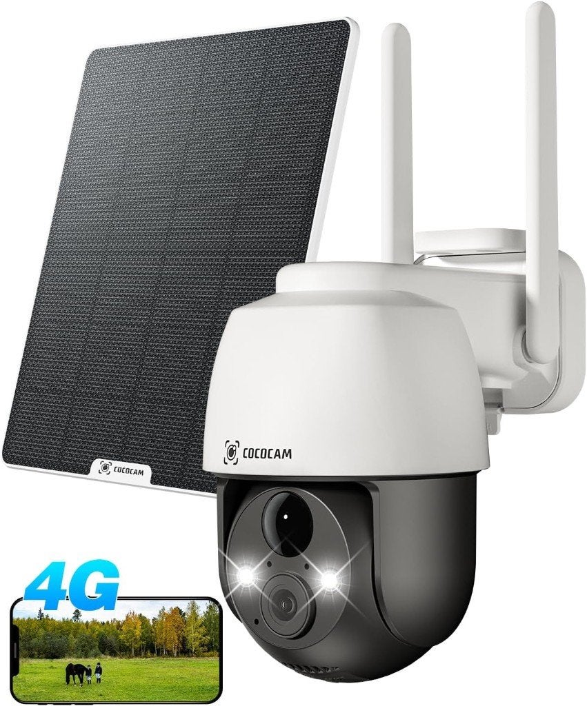 Cococam ZY-G6, 4G securitycam solar, no wifi, PTZ