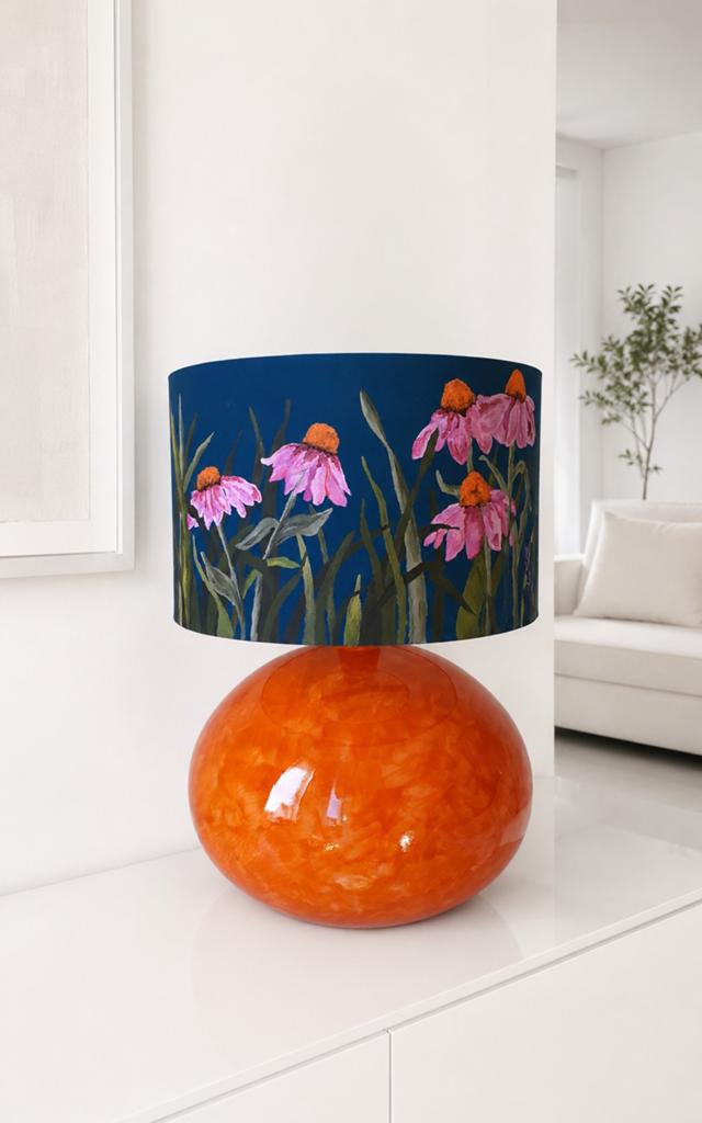 Handbeschilderde  Design lamp " Winssen", Ophalen