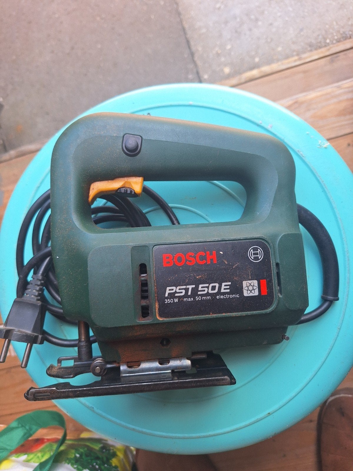 Bosch PST 50 E Decoupeerzaag - 350W, max. 50mm, Ophalen, Gebruikt, Decoupeerzaag, 30 tot 70 mm