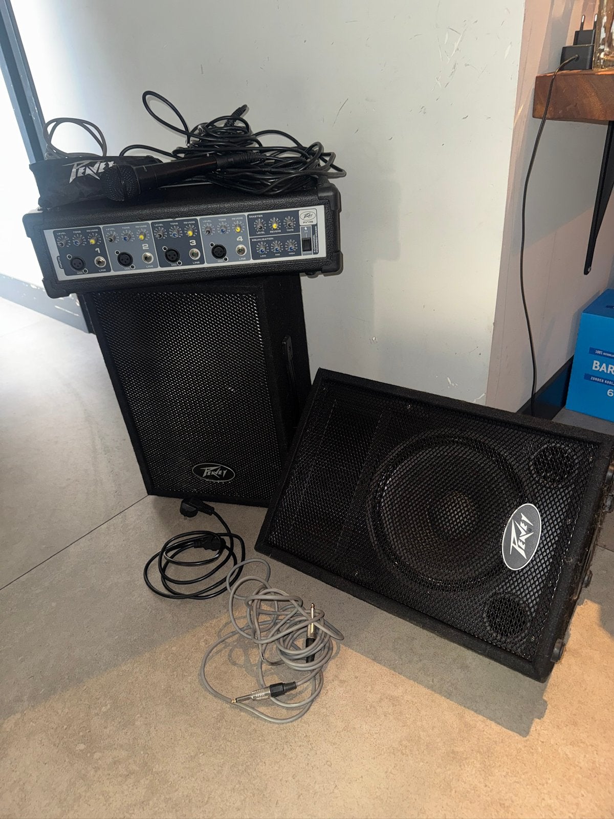 Peavey audio performer pack pa-systeem, Ophalen, Zo goed als nieuw, 1000 watt of meer