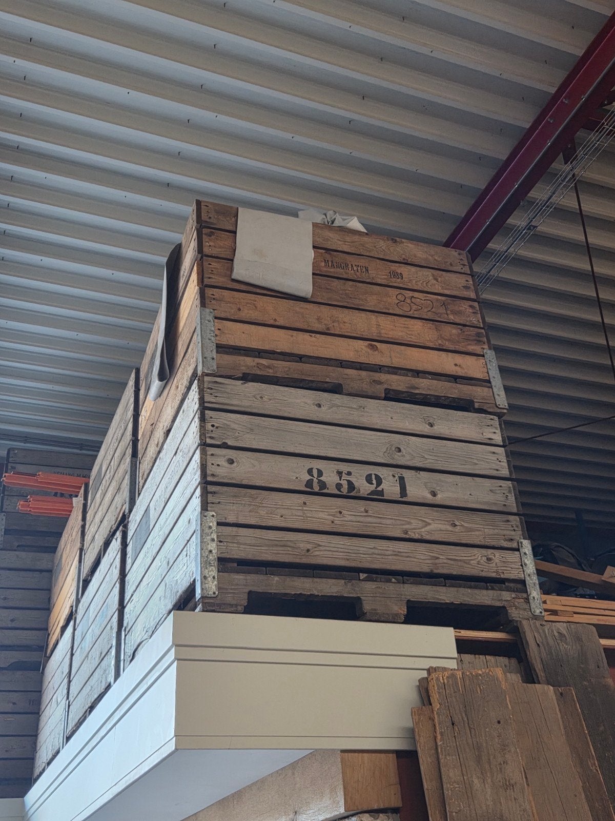Fruitkisten, opslag kisten, Ophalen, Gebruikt, Hout, 100 mm of meer