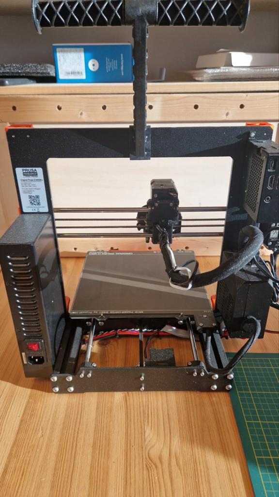 Original Prusa i3 MK3S+ met E3D Revo hotend, Computers en Software, 3D Printers, Zo goed als nieuw, Ophalen