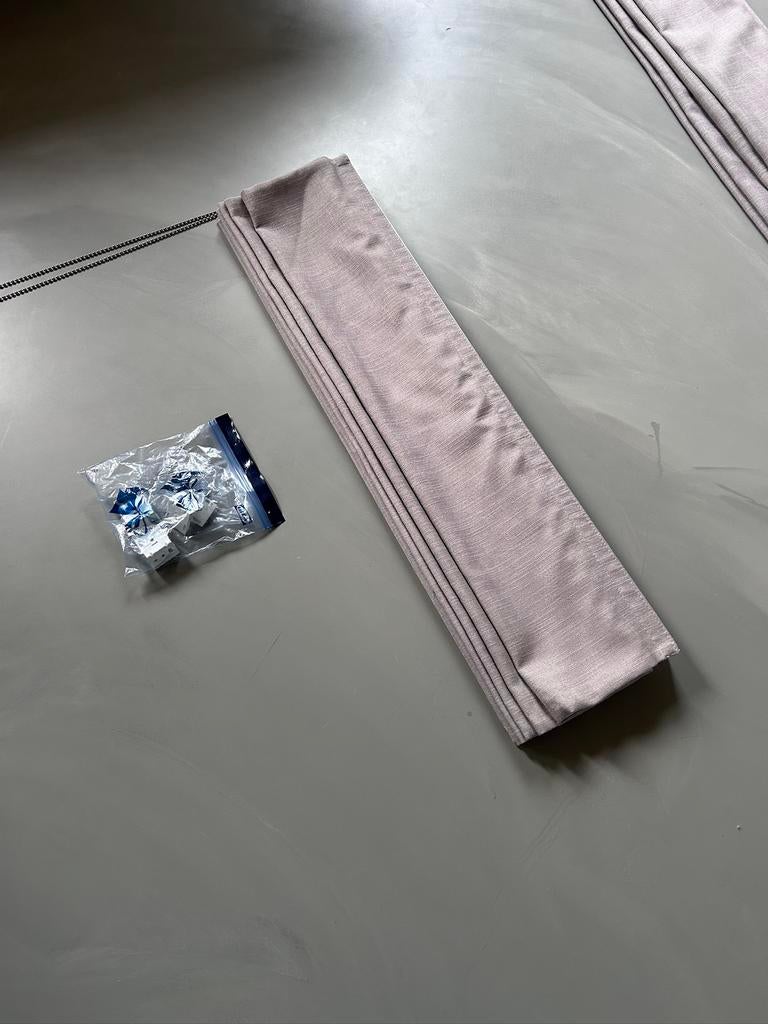 Luxe Veneta verduisterend vouwgordijn Grijs 87x177, Ophalen, 200 cm of meer, 50 tot 100 cm, Zo goed als nieuw