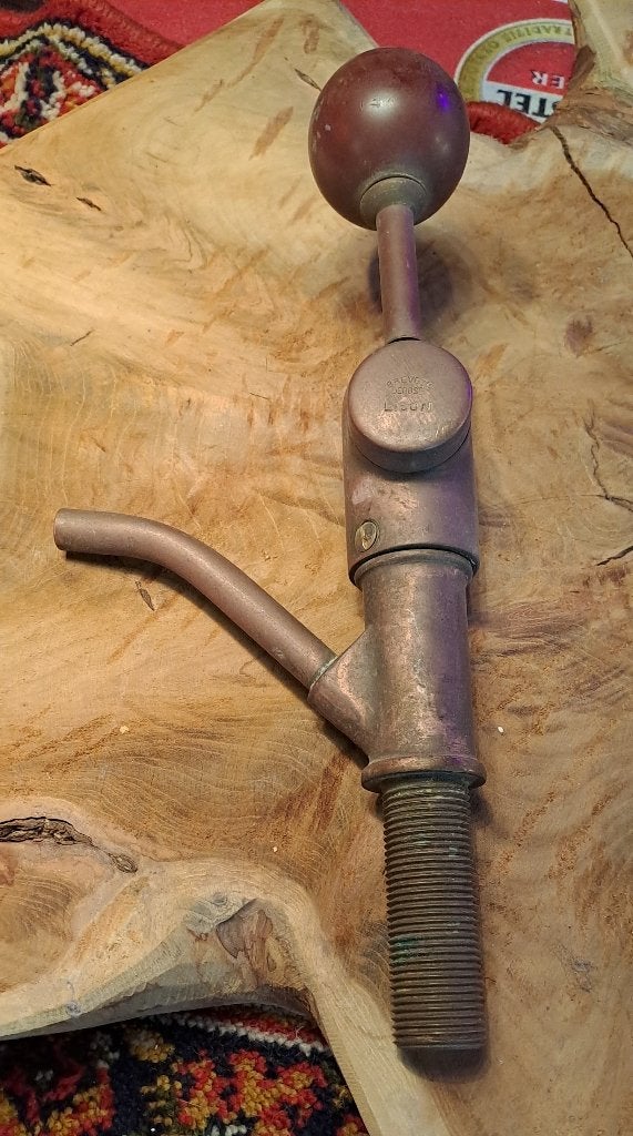 Antieke Franse Lison biertapkraan / messing tonkraan, Ophalen of Verzenden