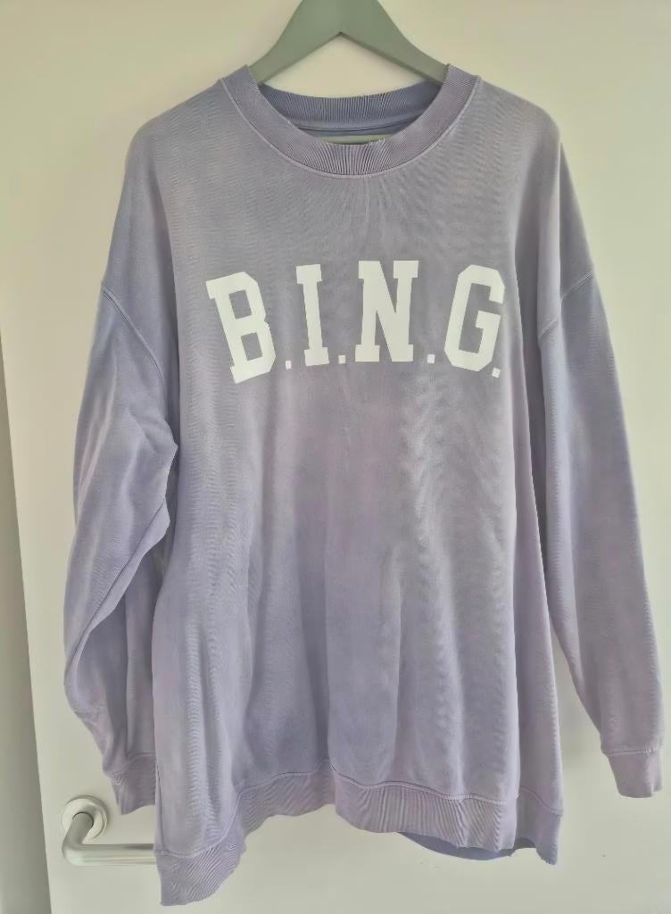Toffe paarse washed lila trui van Anine Bing Mt L, Kleding | Dames, Maat 38/40 (M), Paars, Nieuw, Ophalen of Verzenden