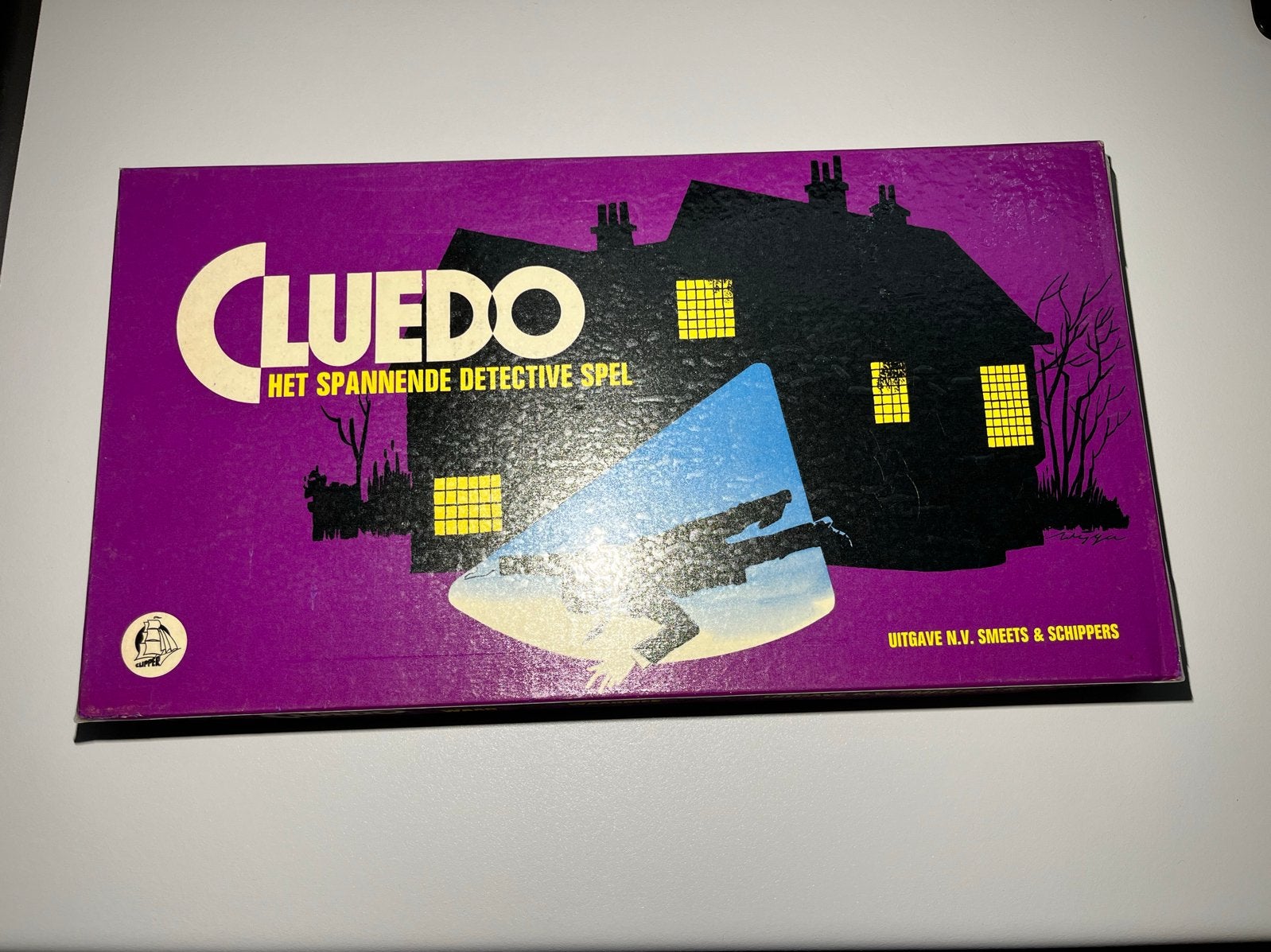 Cluedo Bordspel Clipper - Het Spannende Detective Spel, Drie of vier spelers, Ophalen of Verzenden, Gebruikt