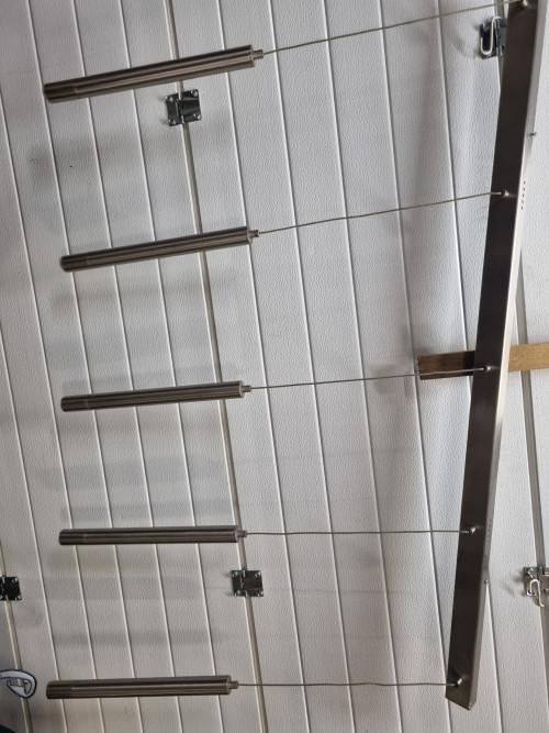 hanglamp met vijf cilinders rvs led, Ophalen of Verzenden, 'T Olde Gre-j, Info@toldegrej.nl, Endepoelstraat 20f Didam