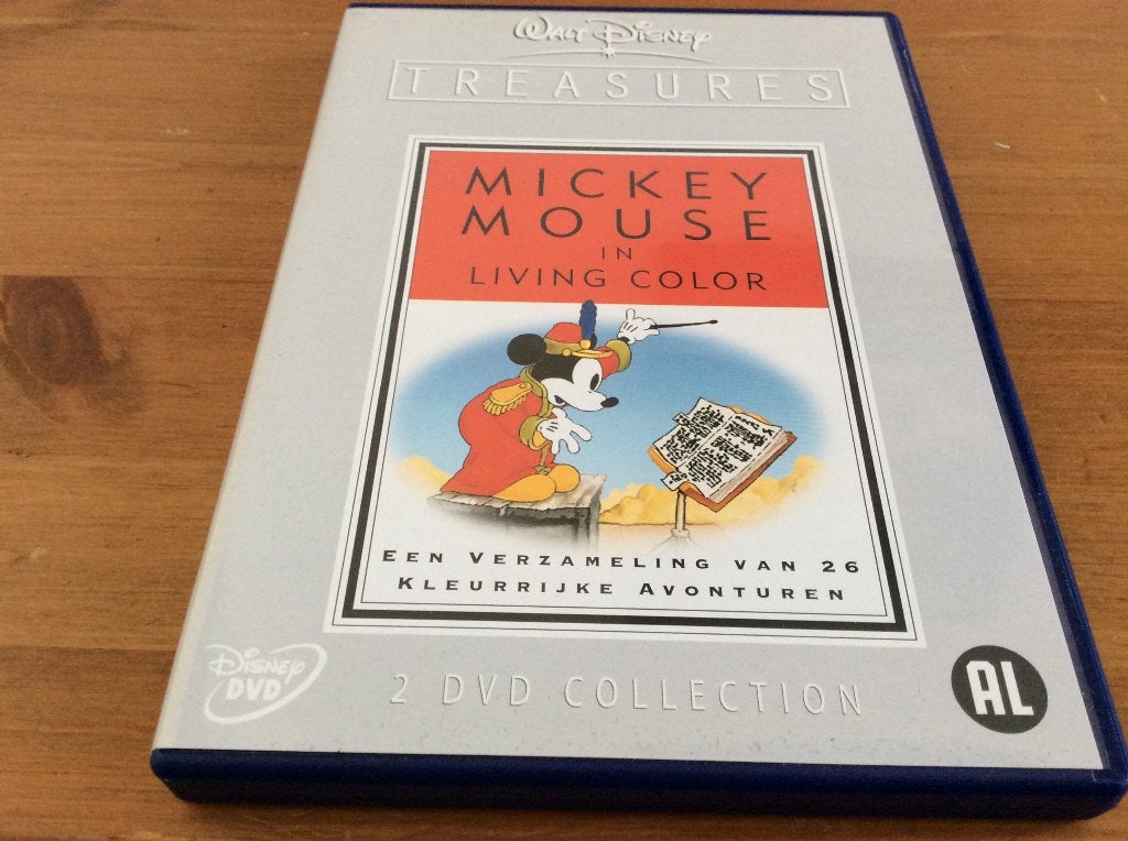 Disney Treasures. Mickey Mouse in living color. 1935 - 1938, Tekenfilm, Ophalen of Verzenden, Zo goed als nieuw, Extra's