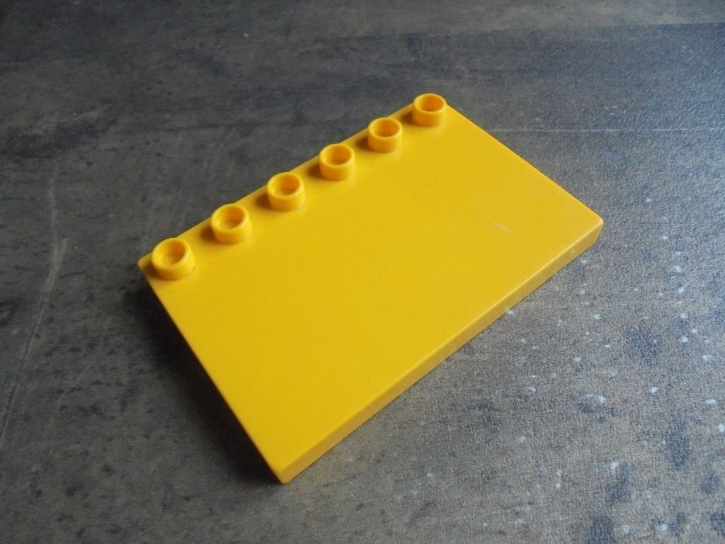 Lego Duplo Tile Modified 4x6 & Studs on Edge (zie foto's) 6, Ophalen of Verzenden, Gebruikt, Losse stenen, Duplo