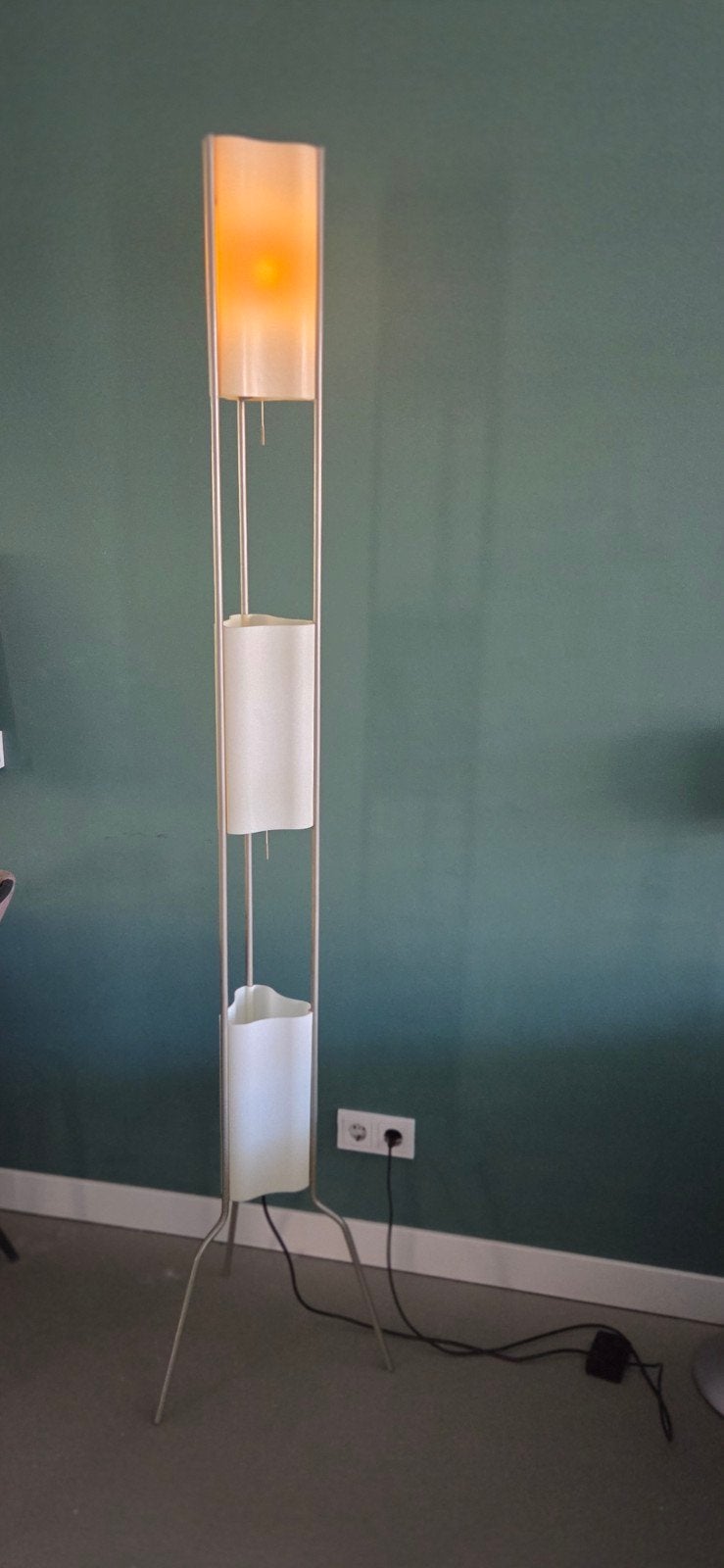 Design vloerlamp XL | aluminium & wit | bijzonder ontwerp, Ophalen, Overige fittingen, Modern, 150 tot 200 cm